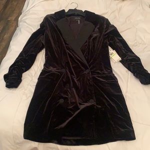 Velvet Blazer Dress